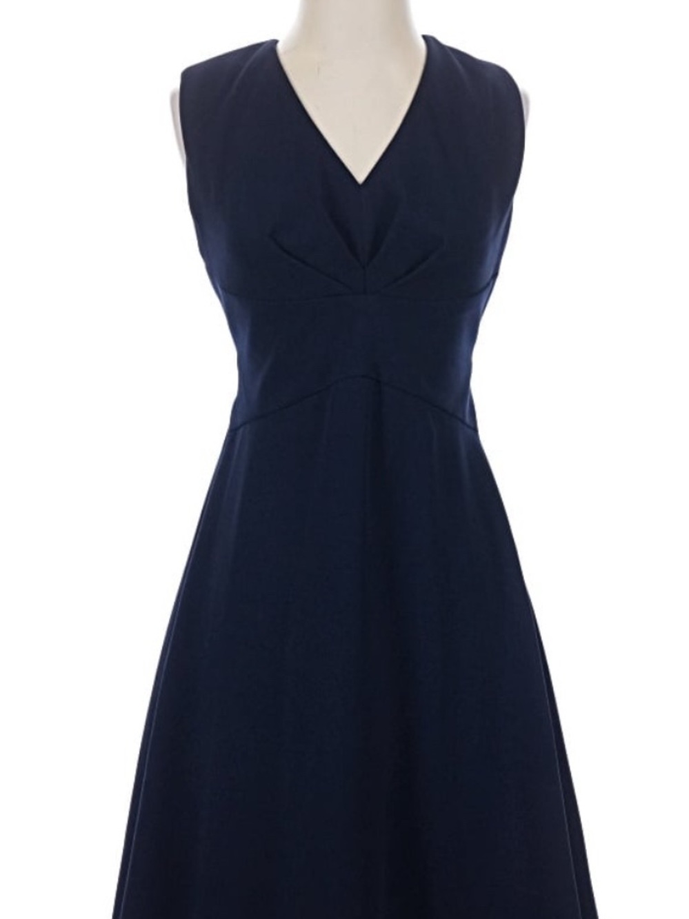 Betsey Johnson Navy V-Neck Open Back Dress